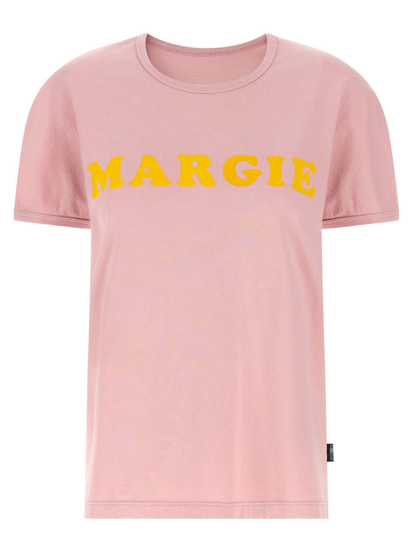 Pink Arc Print T-shirt 1