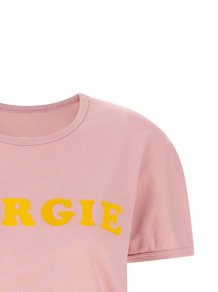 Pink Arc Print T-shirt 3