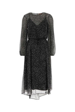 Black Crew Neck Maxi Dress 1