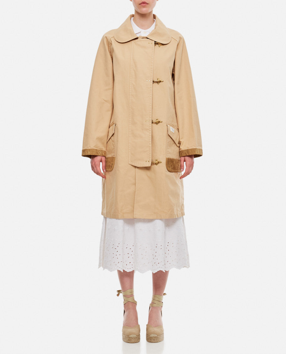Beige Multiple Cargo Pockets Jacket 1