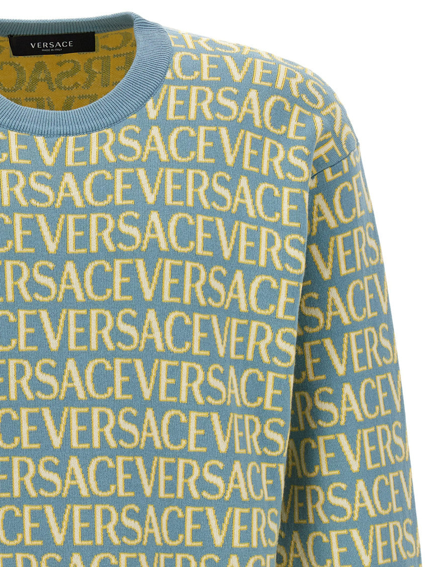 Multicolor All-over Logo Sweater 3
