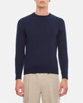 Navy Blue Regular Fit Sweater 1