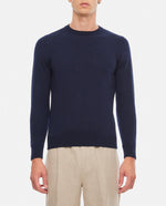 Navy Blue Regular Fit Sweater 1