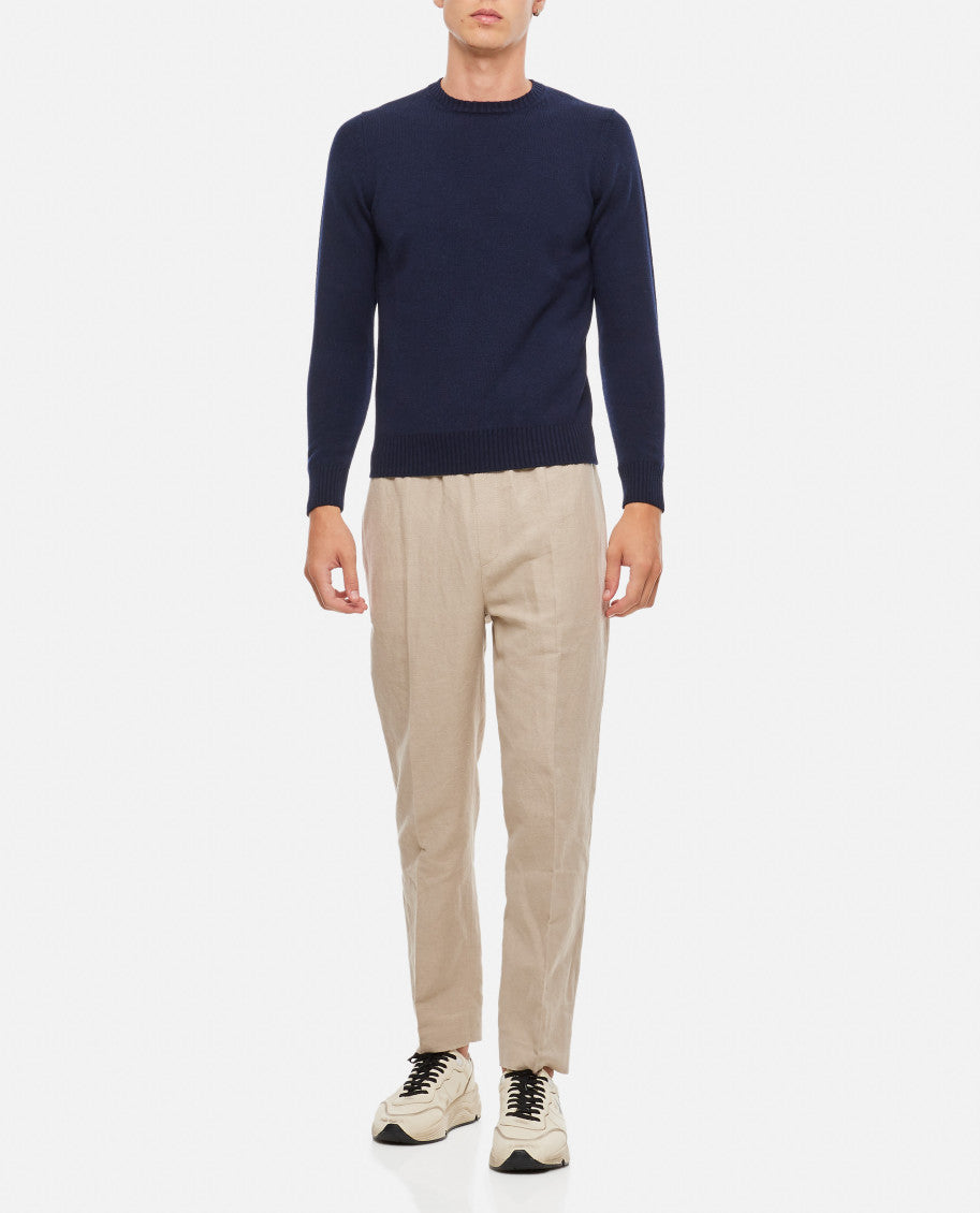 Navy Blue Regular Fit Sweater 2