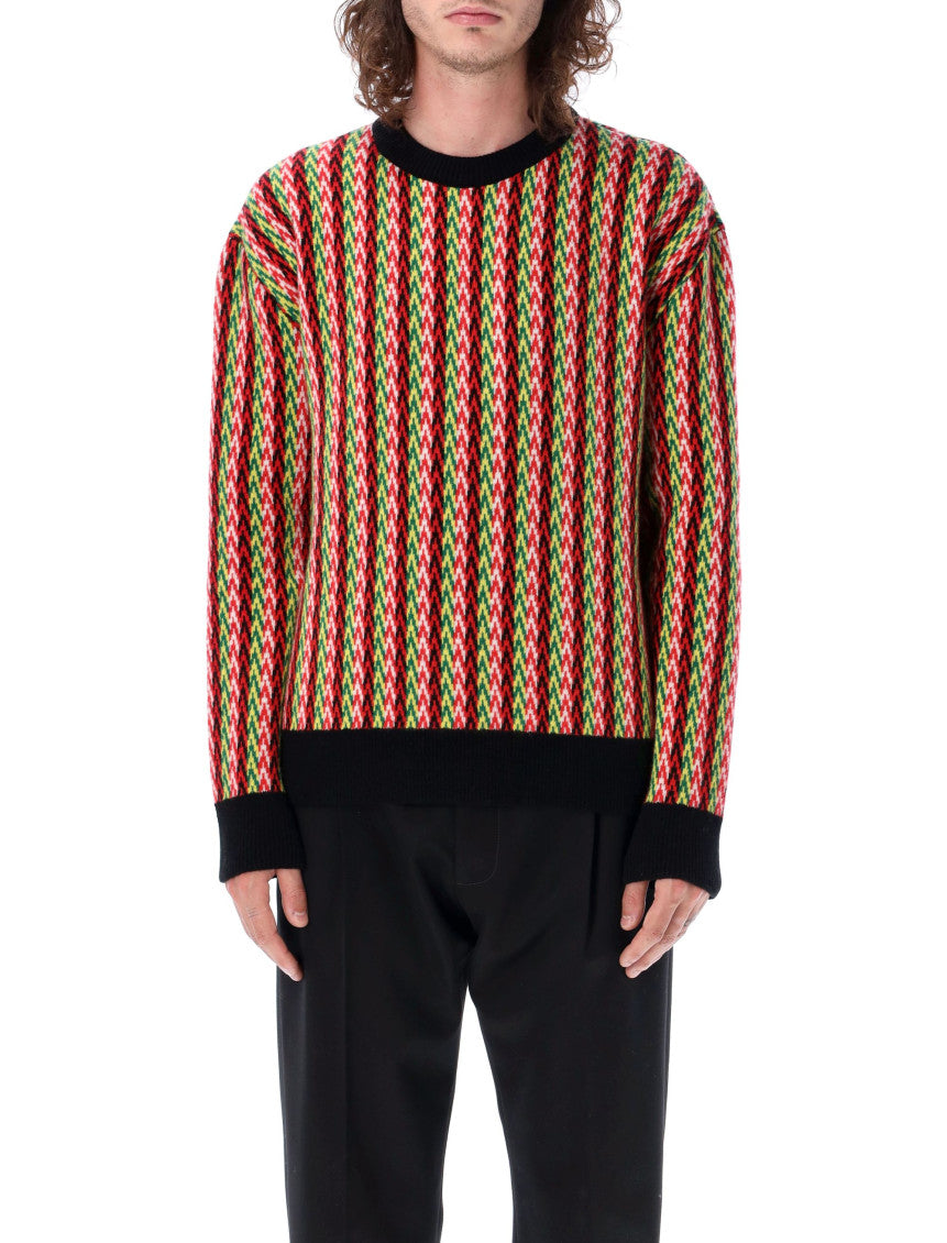 Multicolor Chevron Motif Jumper 1