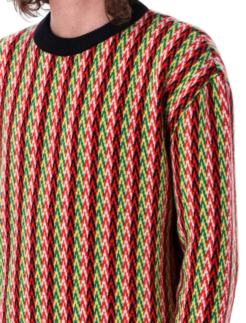Multicolor Chevron Motif Jumper 3