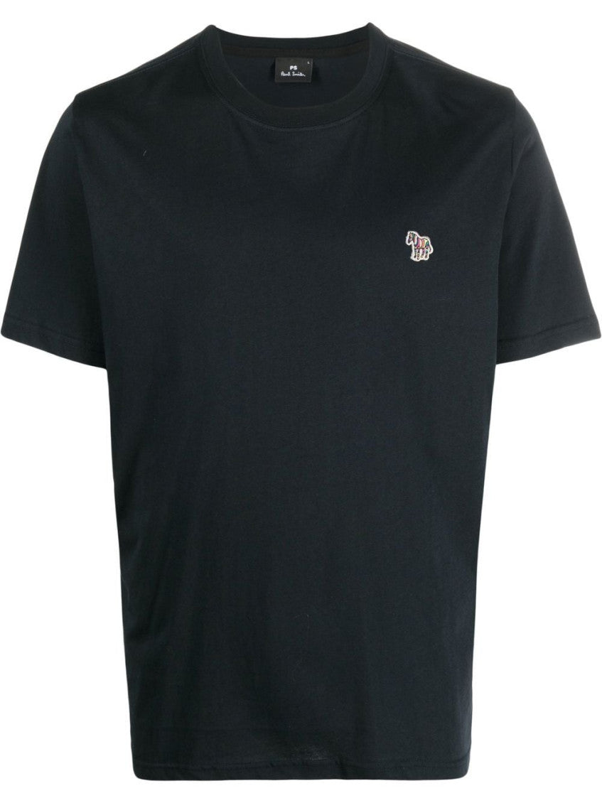 Navy Blue Navy Blue Logo patch T-shirt 1