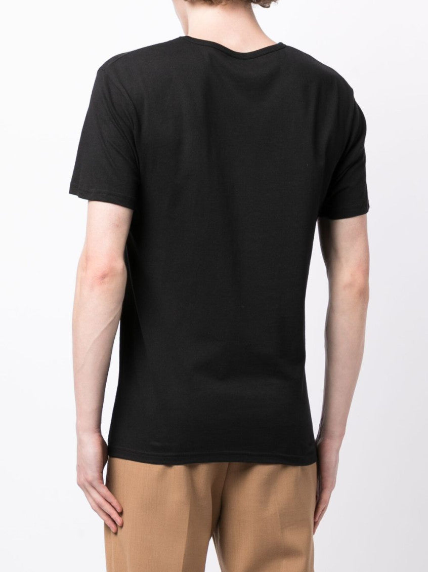 Black Pack Of Three  Logo Cotton T-shirt 2