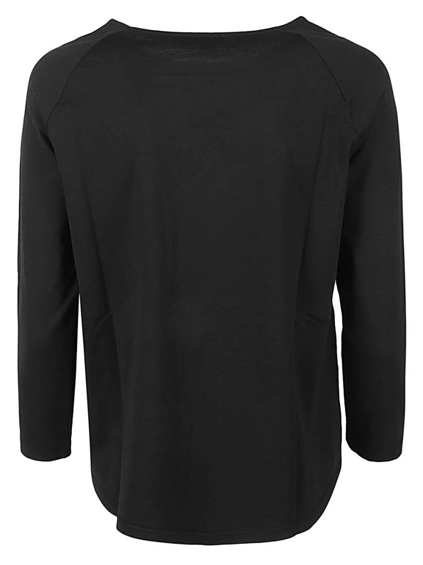 Black Solid Sweater 2