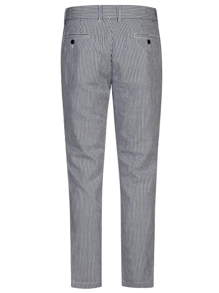 Dark Blue Chinos Cotton Trousers 2