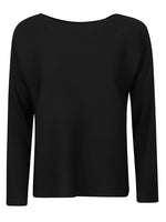 Black Ribbed Sweater 1
