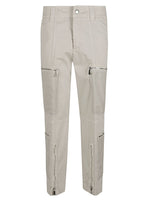 Delta zipped trousers 1