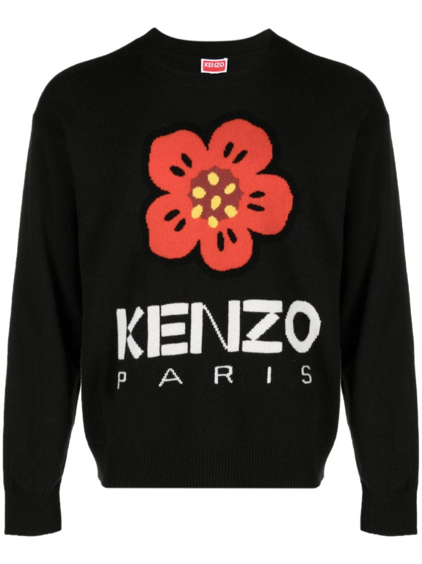 Black Crew Neck Sweater 1