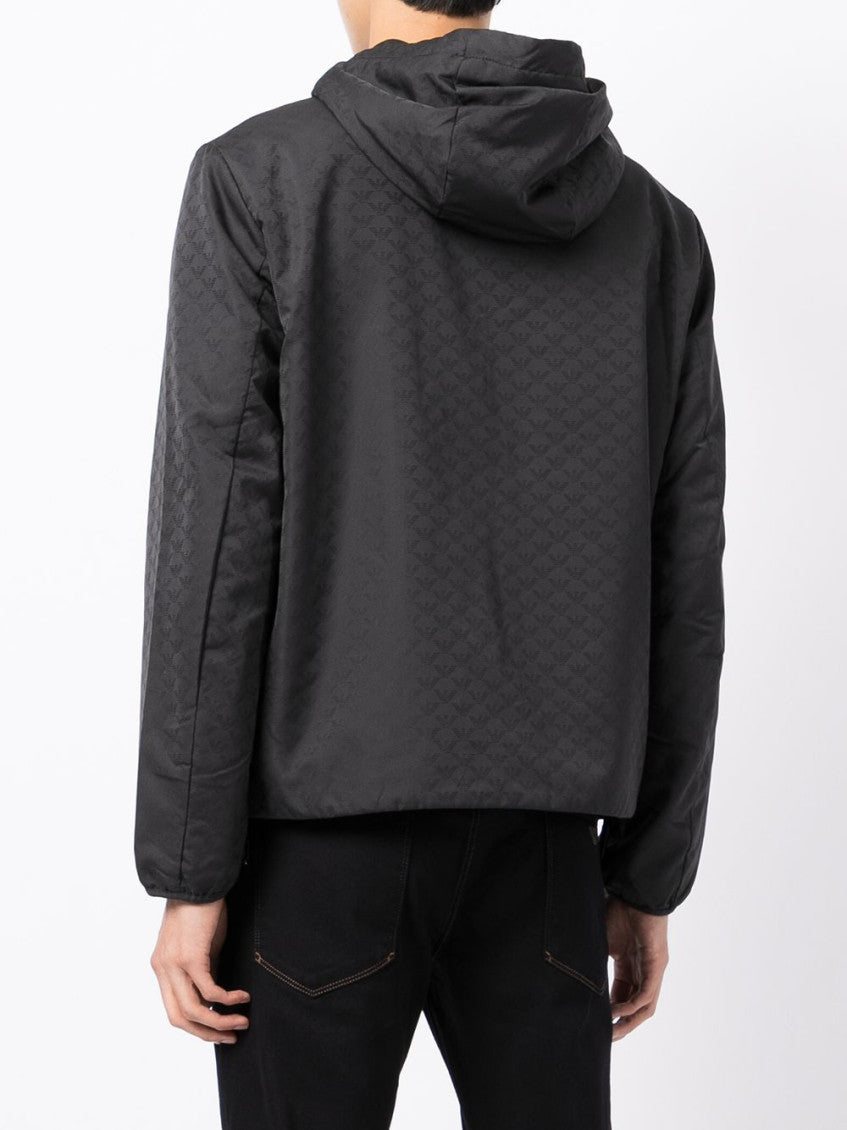 Allover logo down jacket 4