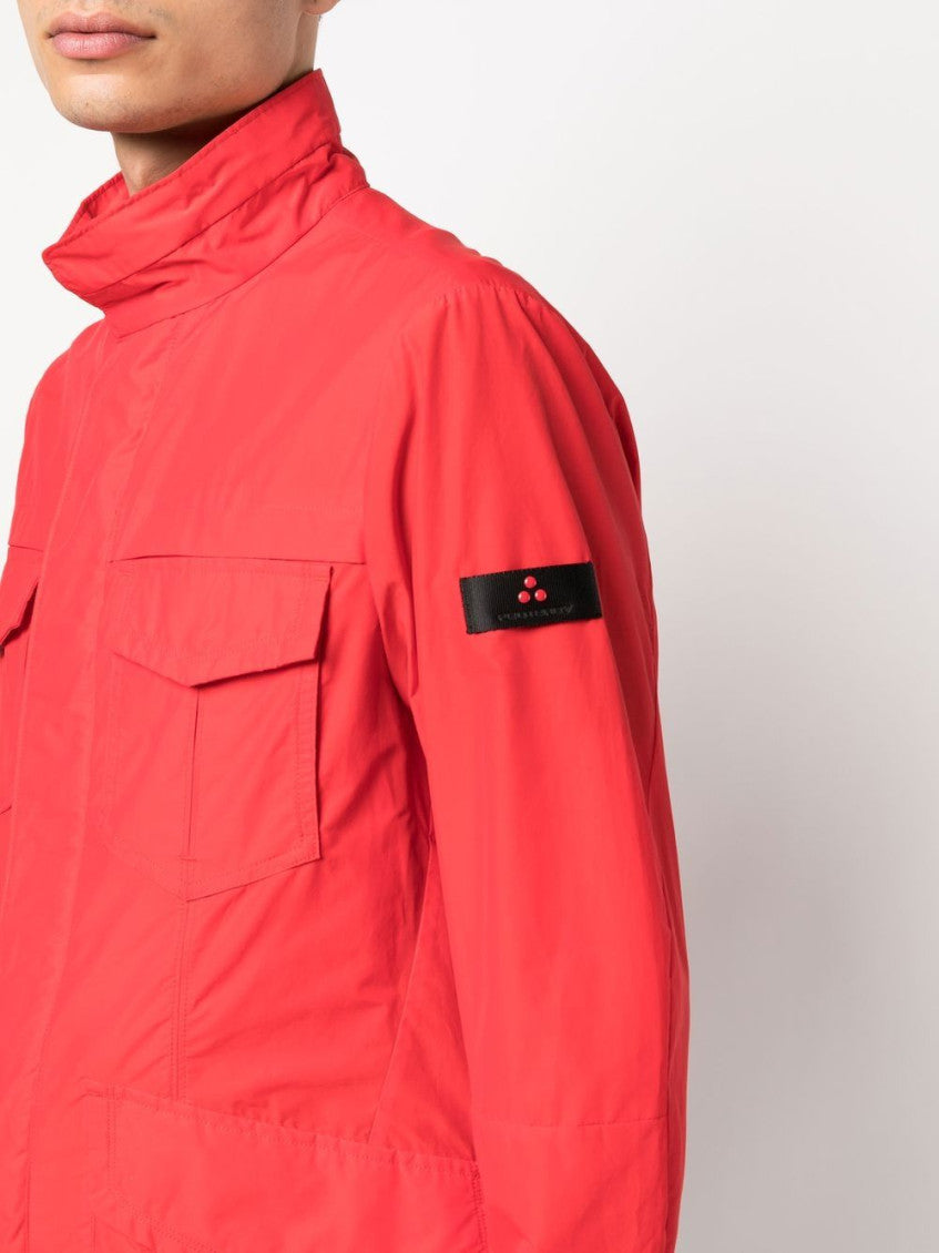 Red Metal Blouson Jacket 2