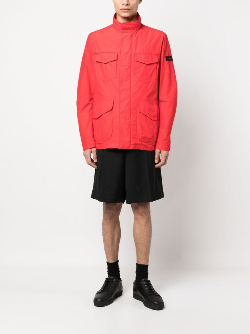 Red Metal Blouson Jacket 4