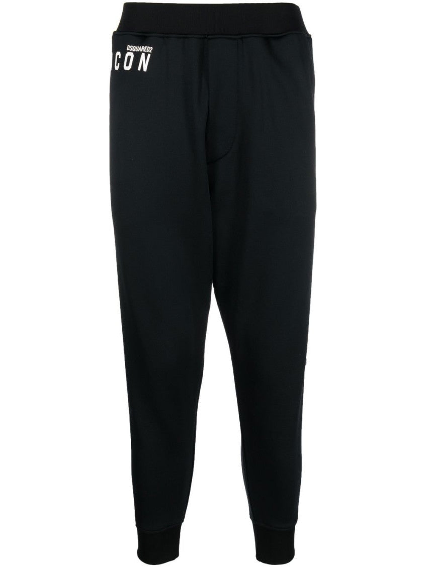 Black Icon Joggers 1