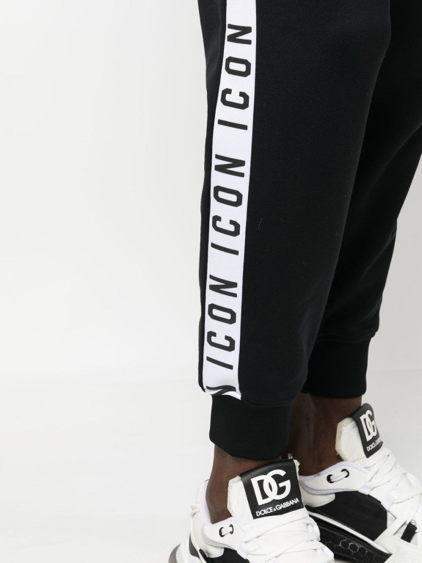Black Icon Joggers 7