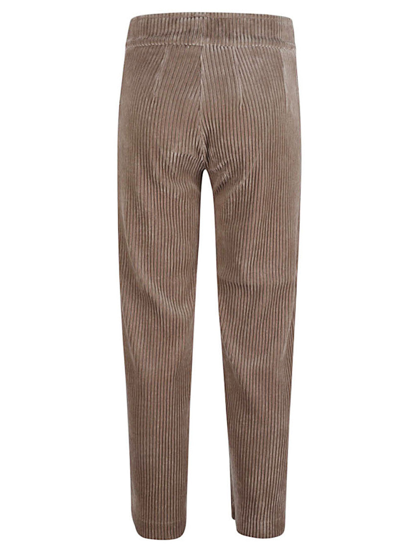 Corduroy cropped trousers 2