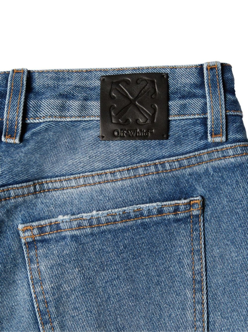 Navy Blue Slim Fit Denim Jeans 2
