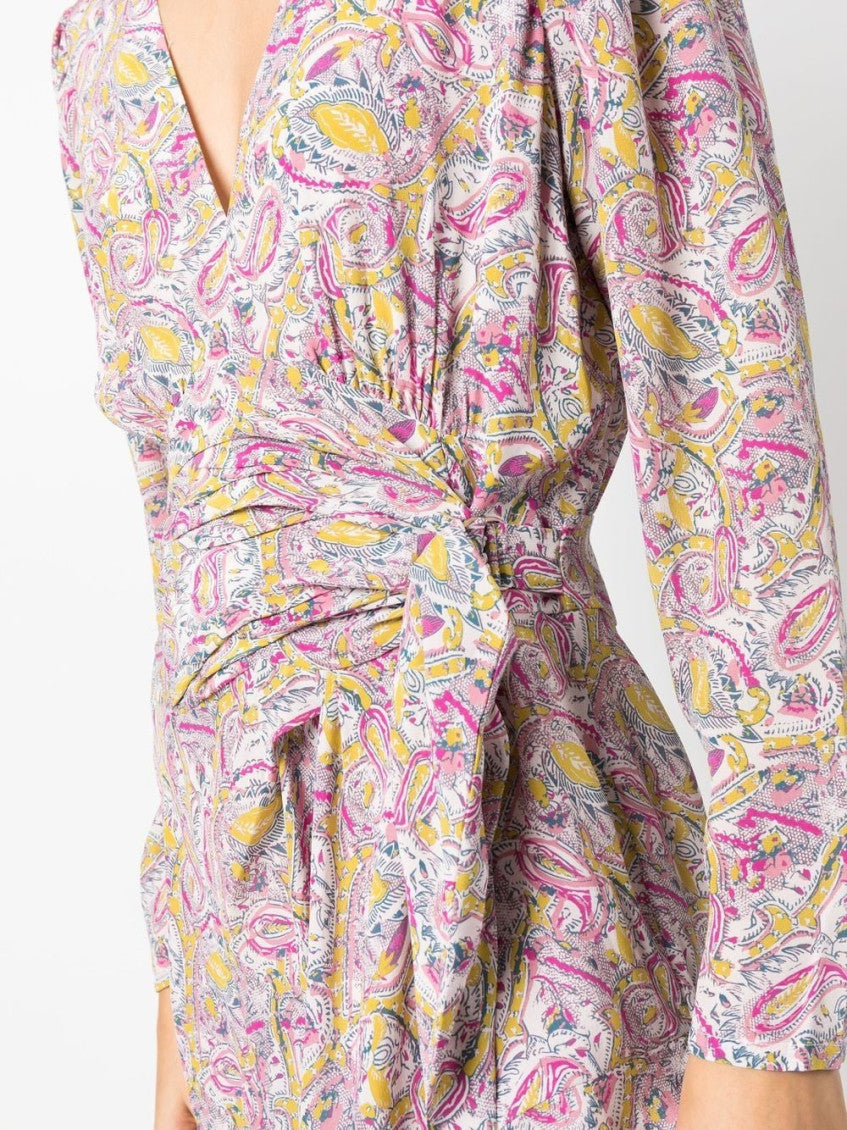 Taro short wrap dress 2