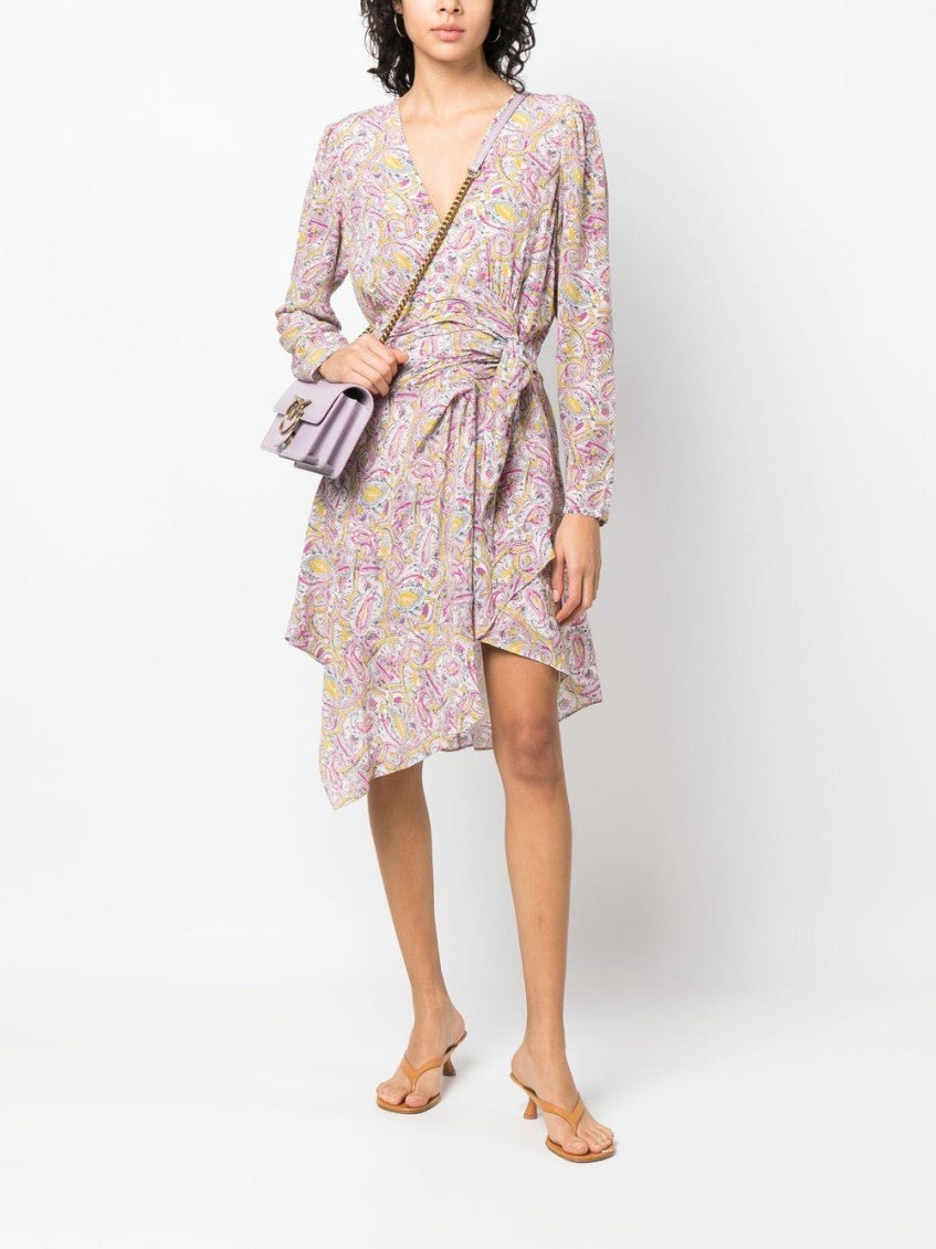 Taro short wrap dress 3