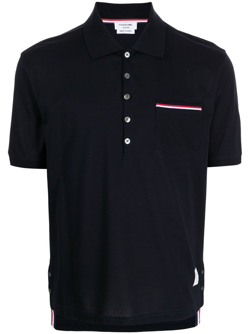 Blue Pique  Polo 1