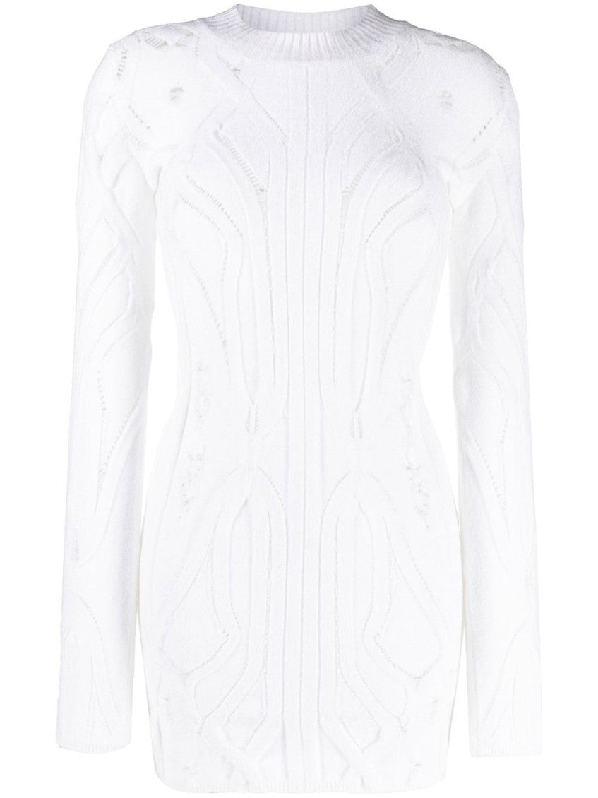 Extremely light knitted short dress 1