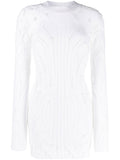 Extremely light knitted short dress 1