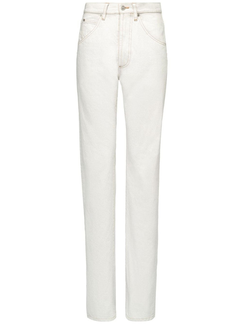 Grey Straight Leg Jeans 1