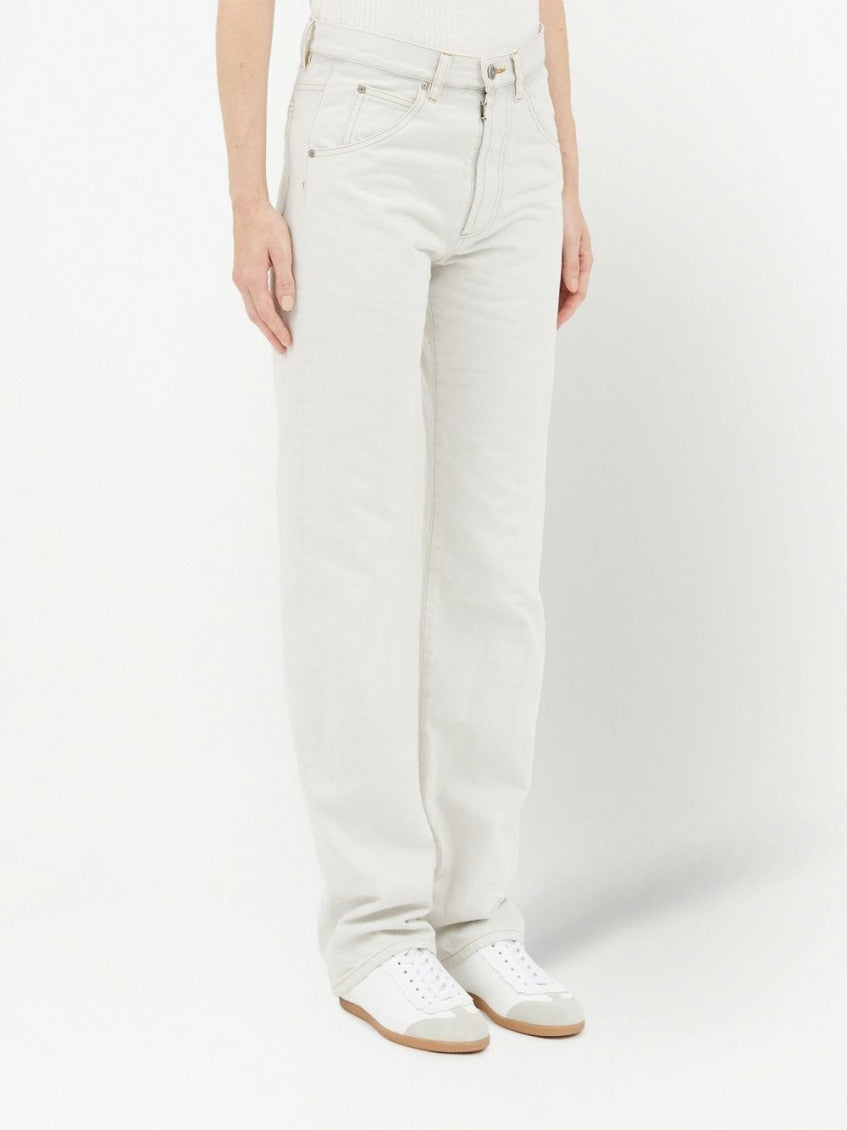 Grey Straight Leg Jeans 2