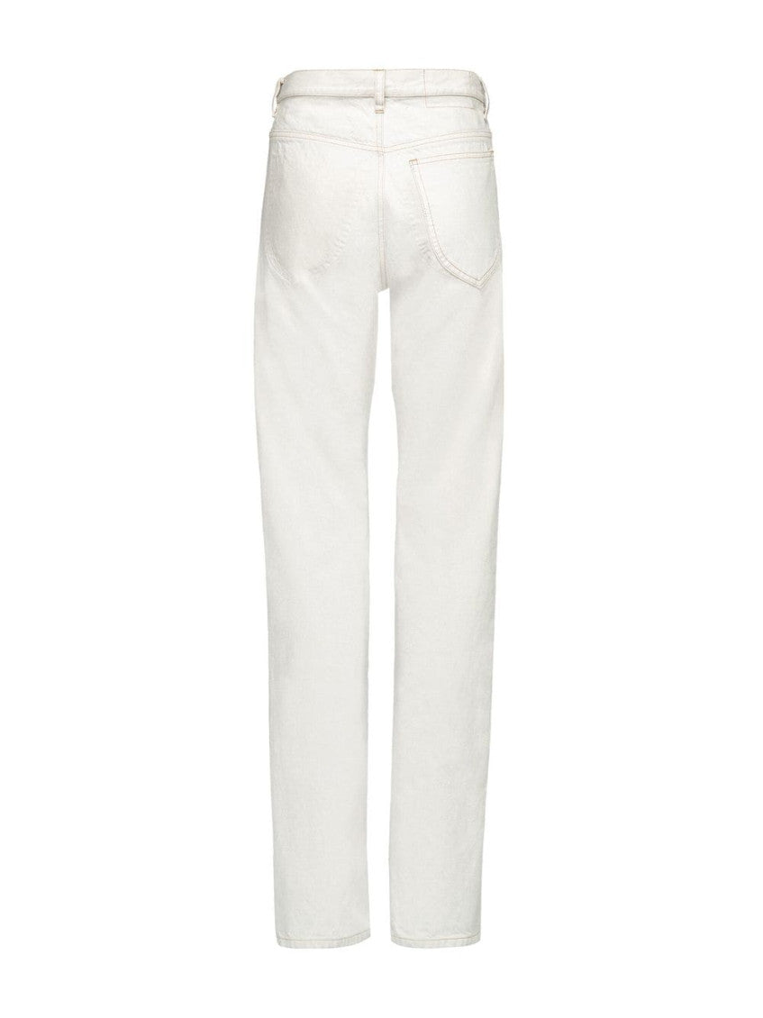 Grey Straight Leg Jeans 6