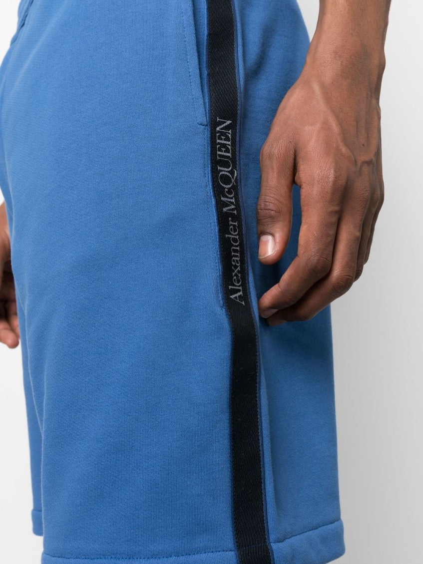Logo cotton shorts 4