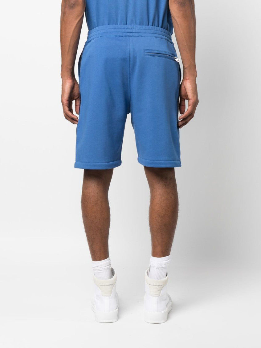 Logo cotton shorts 5