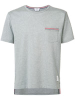 Grey Tricolor Detail T-Shirt 1