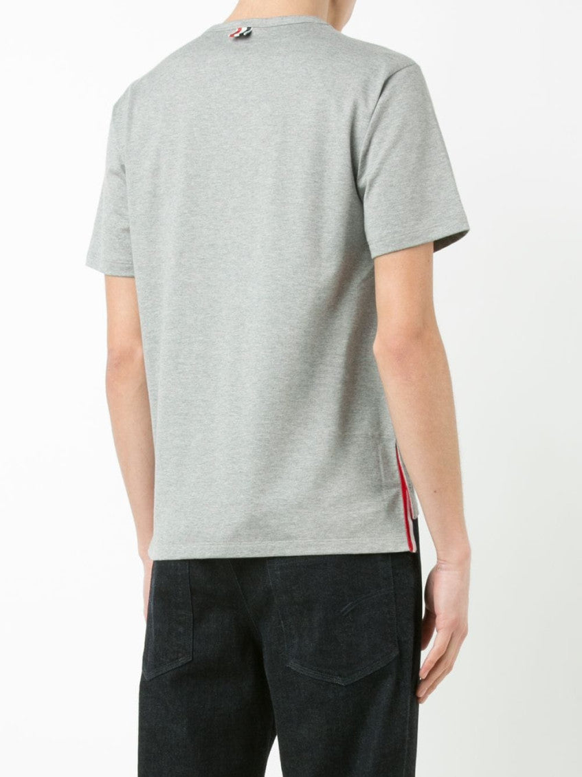 Grey Tricolor Detail T-Shirt 4