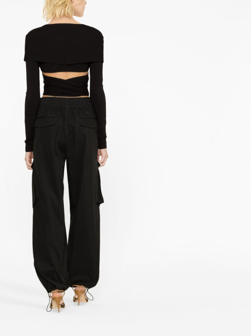 Black Black Cropped Top 2