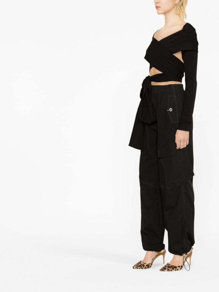 Black Black Cropped Top 3