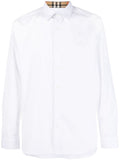 White Logo Check Shirt 1