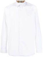 White Logo Check Shirt 1