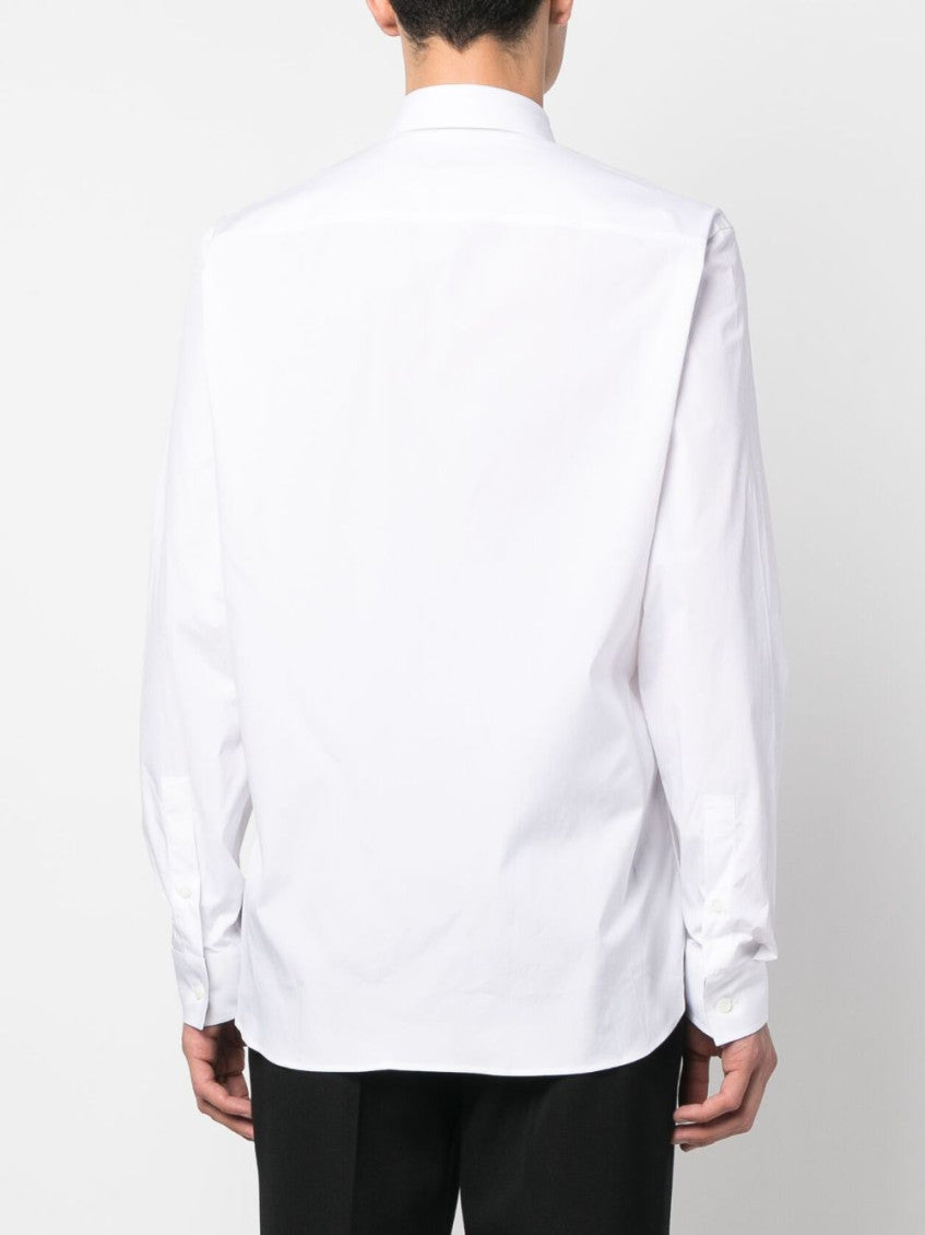 White Logo Check Shirt 2