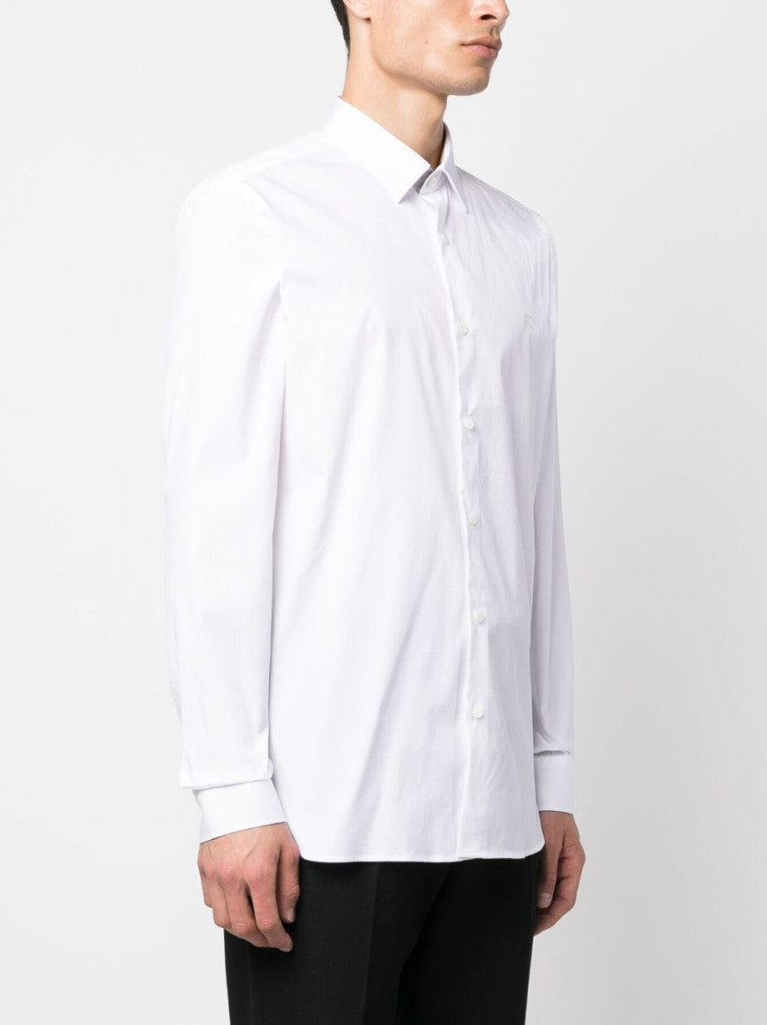 White Logo Check Shirt 4
