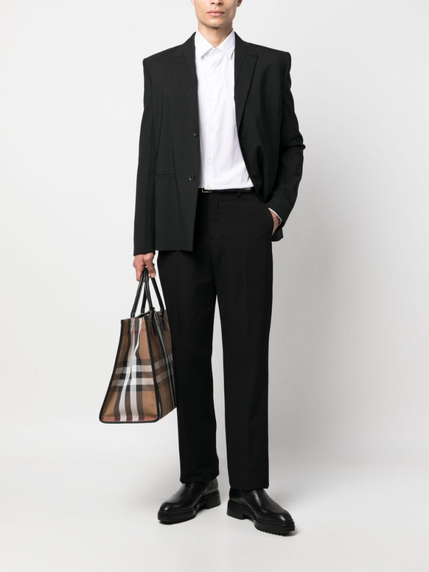 White Logo Check Shirt 5