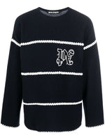 Monogram wool sweater 1