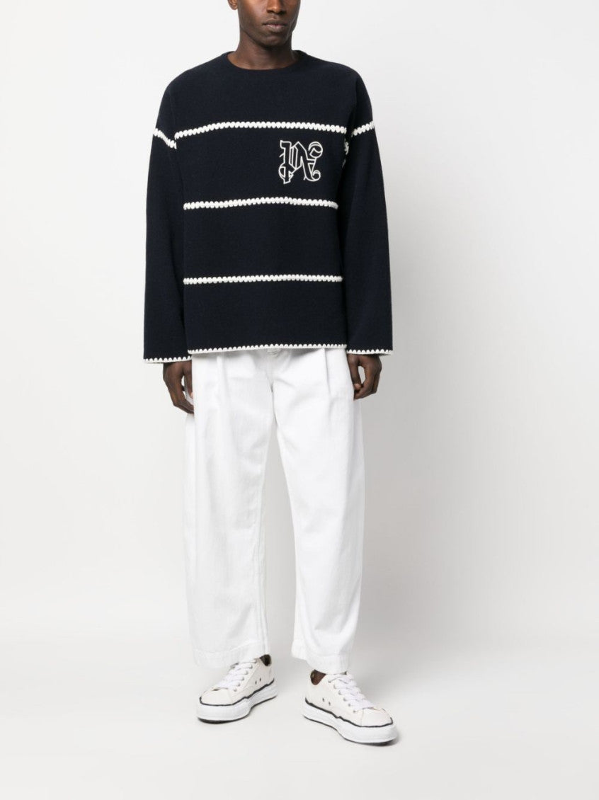 Monogram wool sweater 2