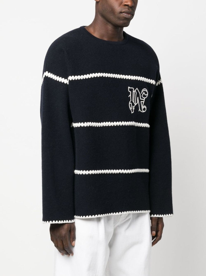 Monogram wool sweater 3