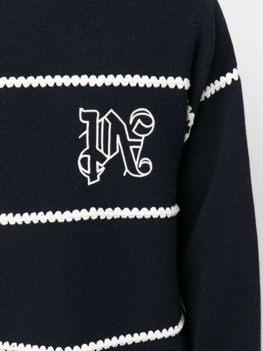 Monogram wool sweater 4
