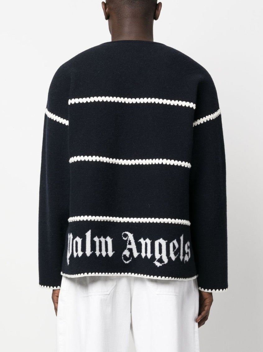 Monogram wool sweater 5