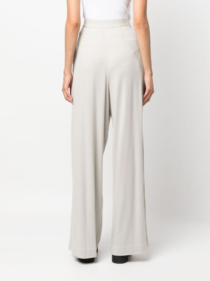 Wide leg wool trousers 3