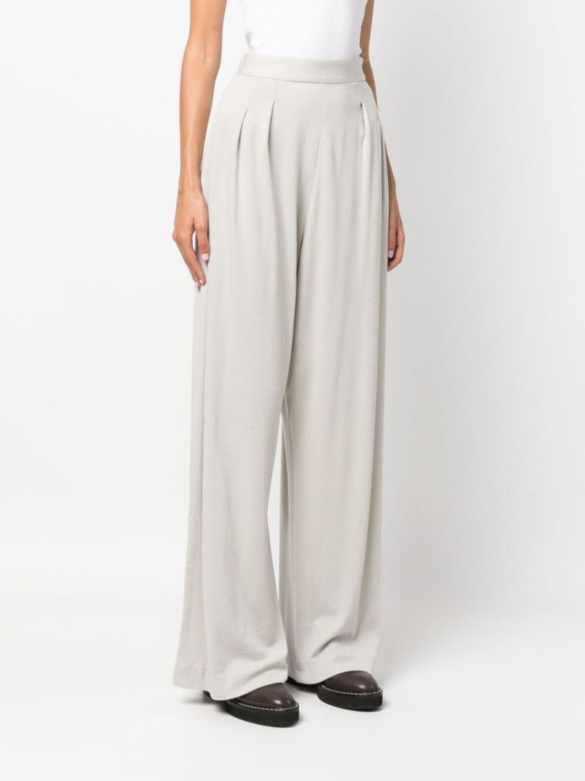 Wide leg wool trousers 5
